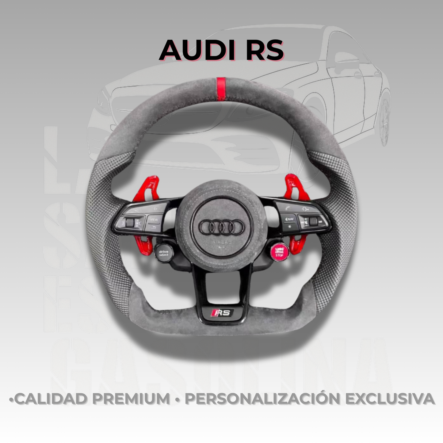 Volante Audi RS Alcántara Red Edition