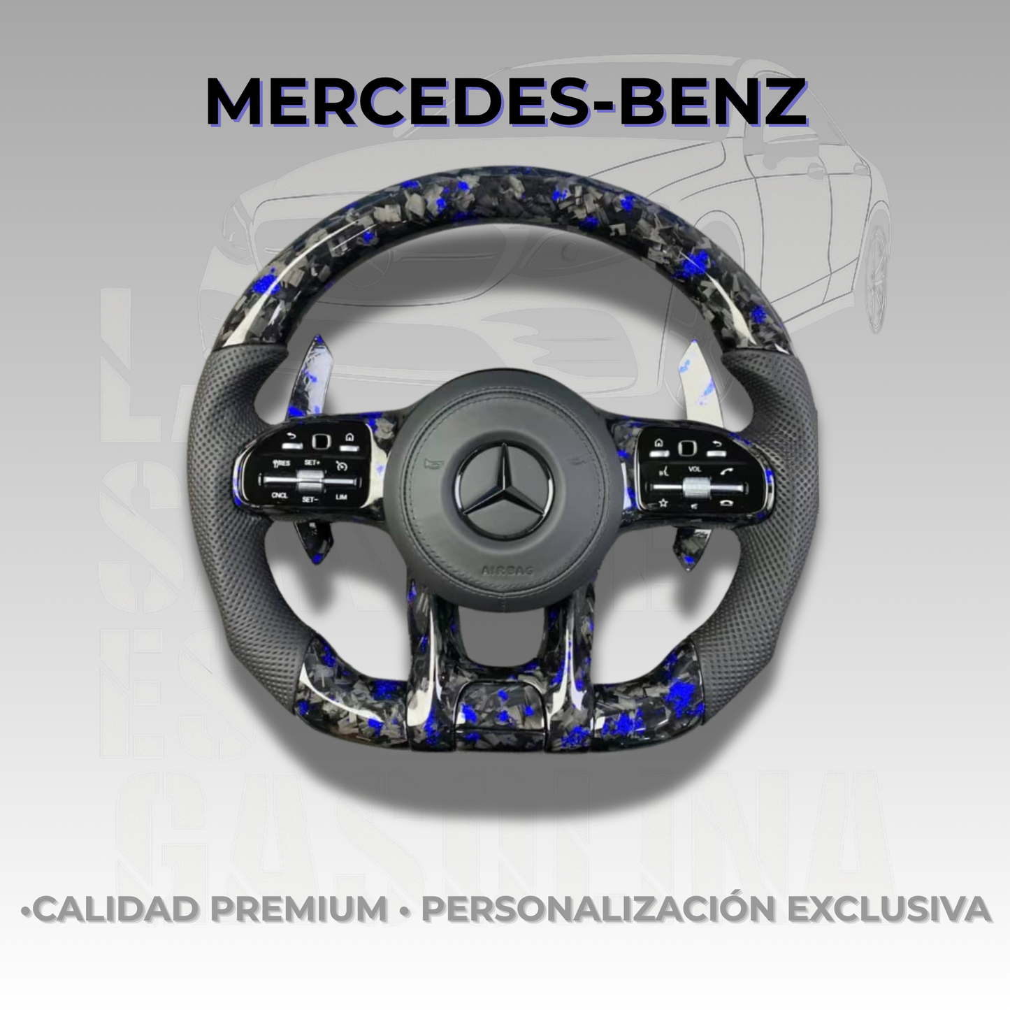 Volante Mercedes-Benz AMG Blue Forged Edition