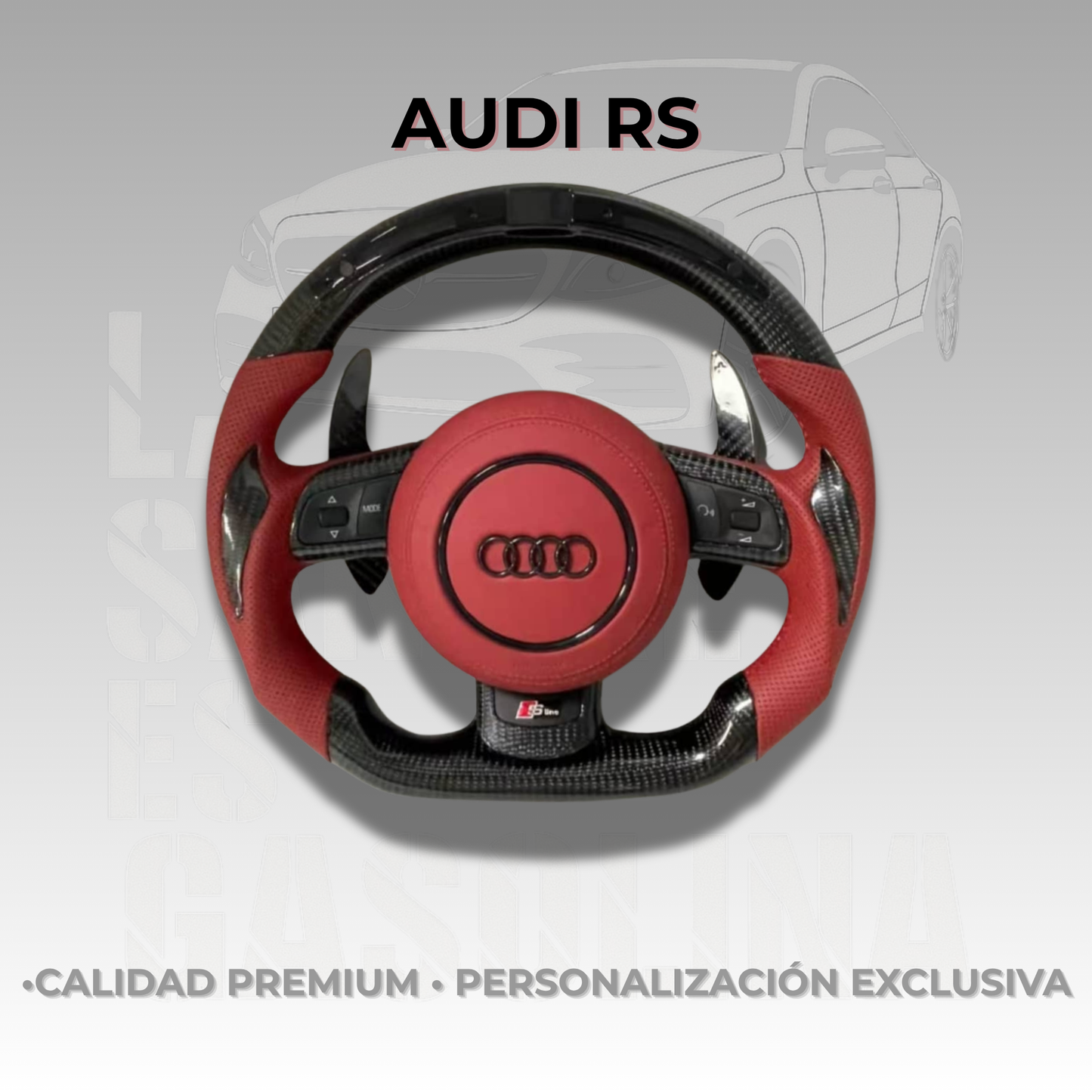 Volante Audi RS LED Red Edition