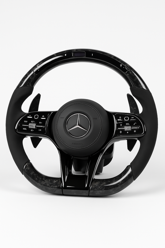 VOLANTE MERCEDES BENZ LED+CARBONO