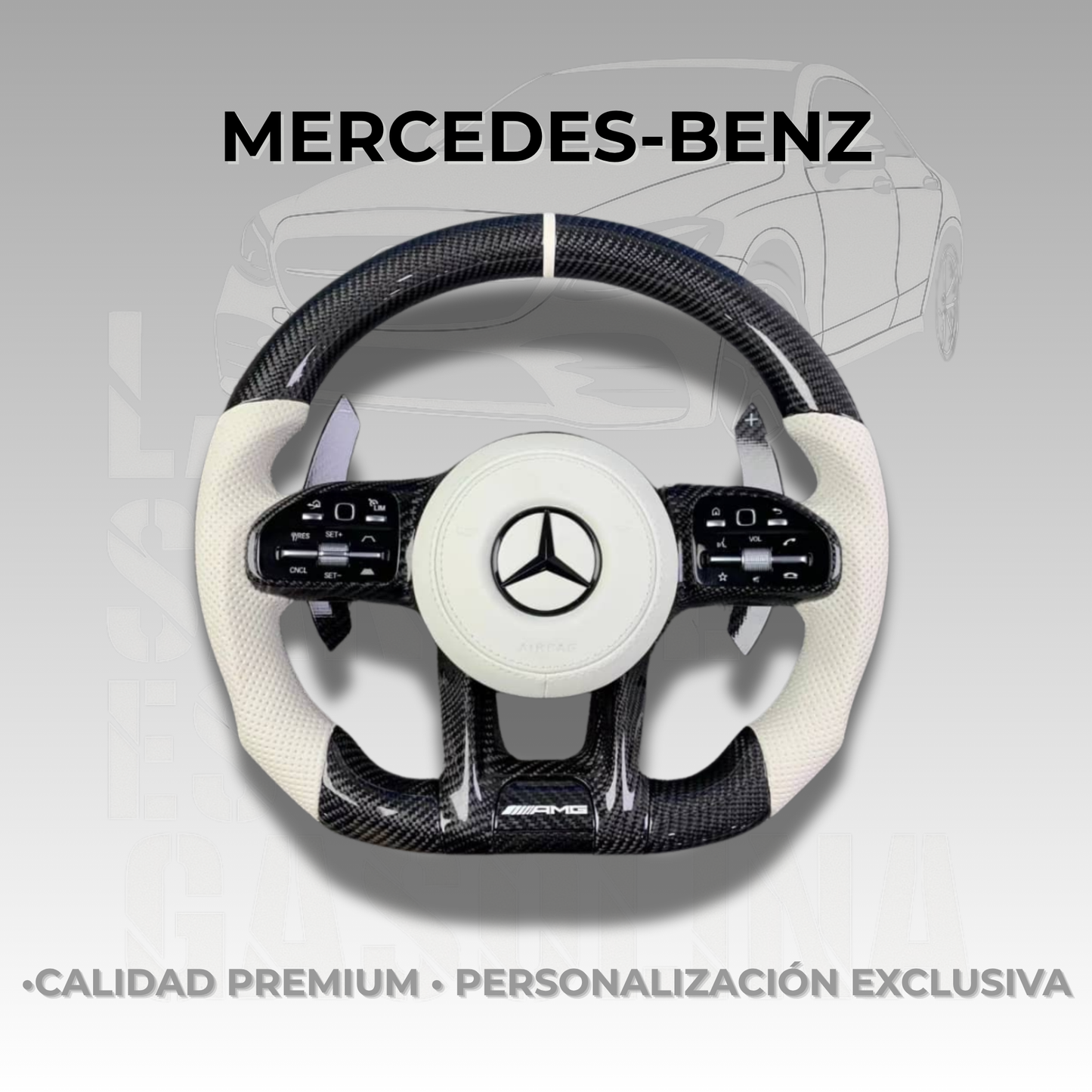 Volante Mercedes-Benz AMG Diamond White Edition