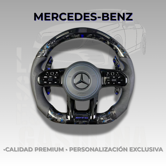 Volante Mercedes-Benz AMG Blue Carbon LED Edition