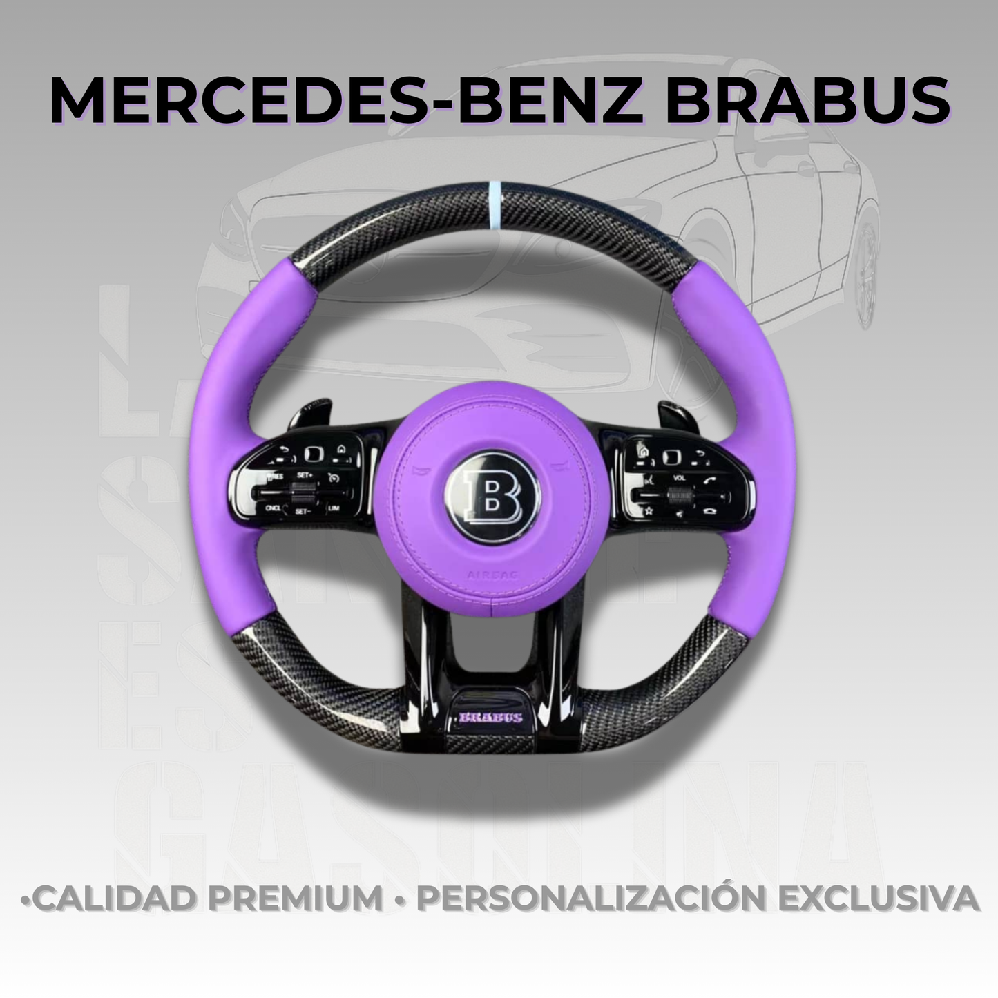 Volante Mercedes-Benz Brabus Purple Edition