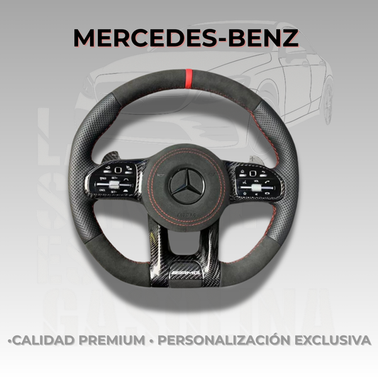 Volante Mercedes-Benz AMG Alcántara & Cuero Red Edition