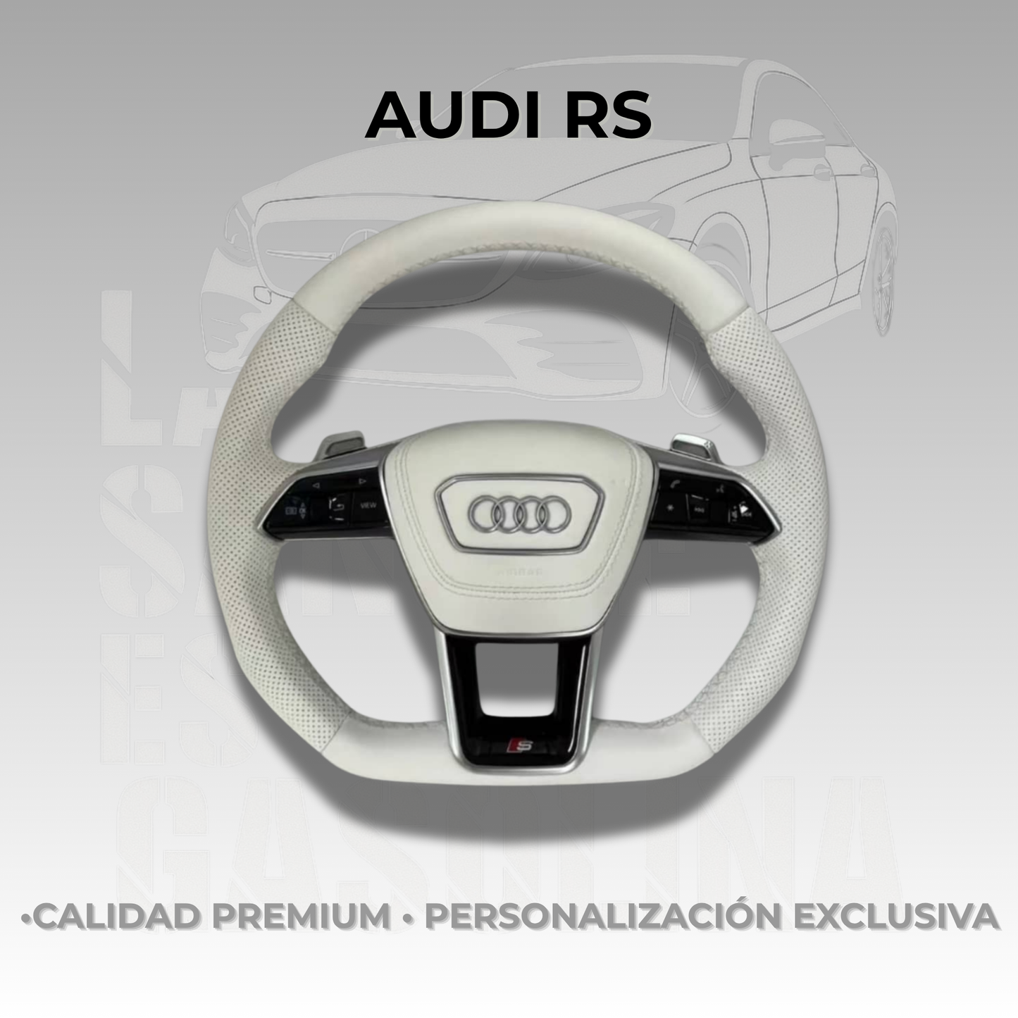 Volante Audi RS White Leather Edition