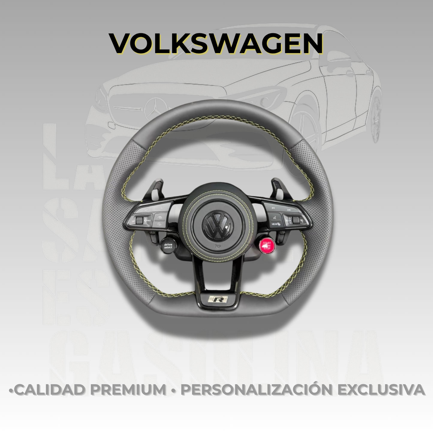 Volante Volkswagen R Black Leather Edition
